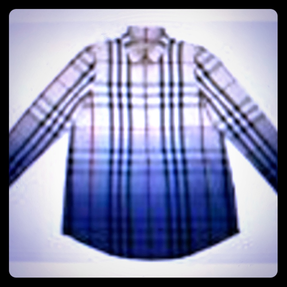 Blue Obrw Burberry long sleeve beautiful shirt EUC